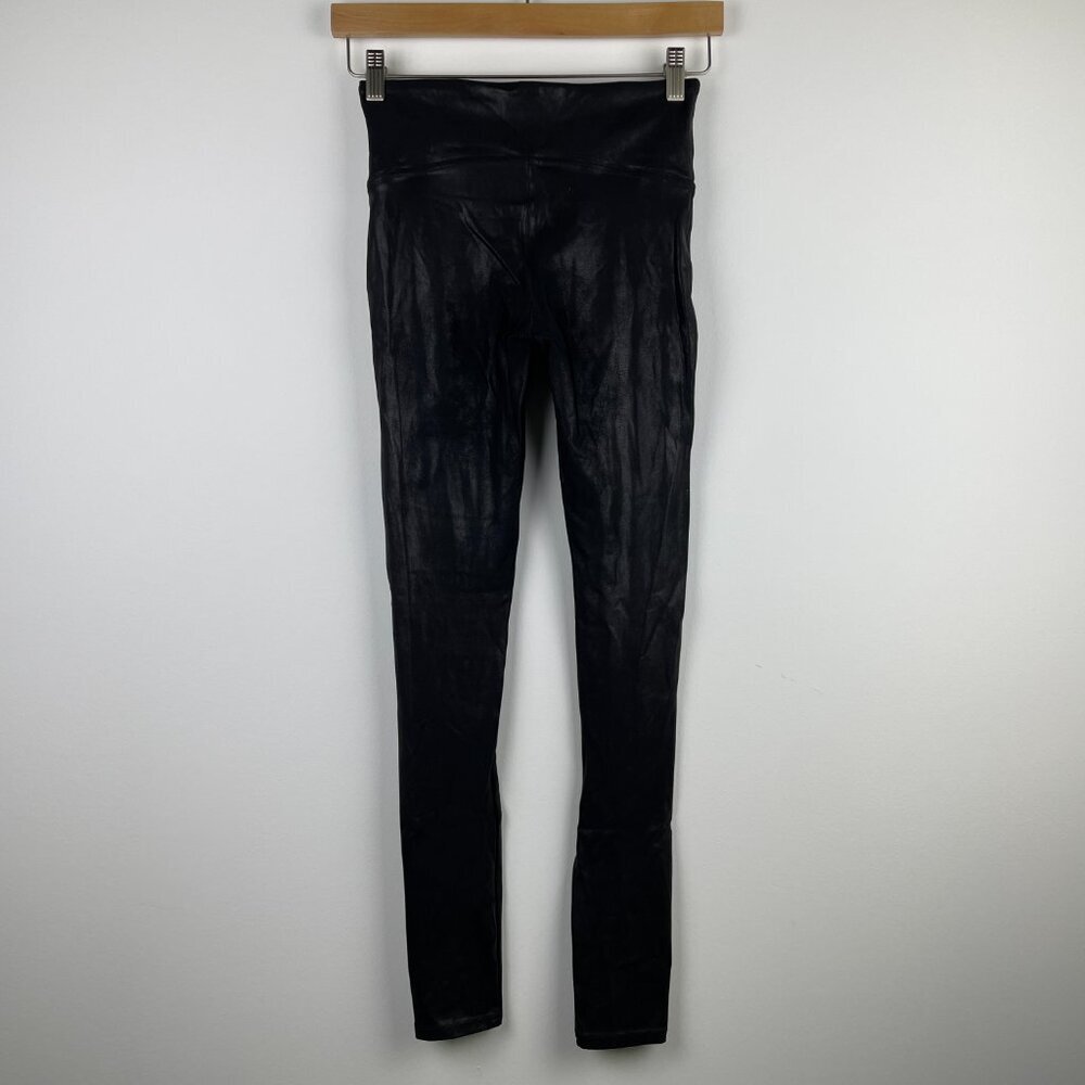 Spanx Faux Leather Leggings (Style No. 2437) - Size Small Petite - Picture 7 of 12